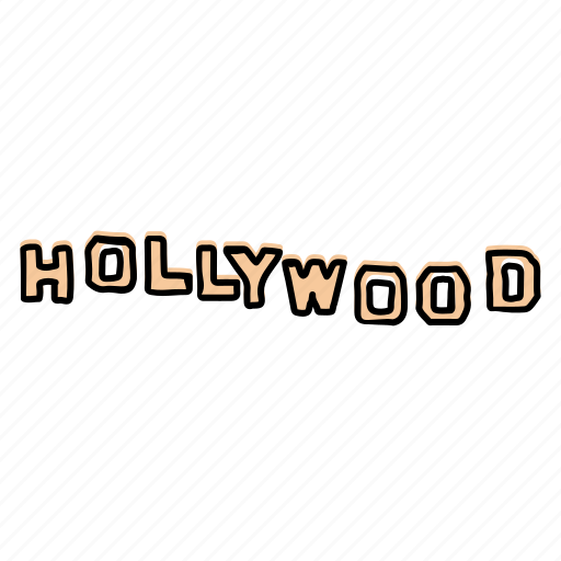 Buildings, california, hollywood, landmarks, los angeles, sign, sketch icon - Download on Iconfinder