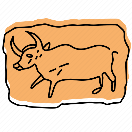 Buildings, cave painting, caves, france, landmarks, lascaux, sketch icon - Download on Iconfinder