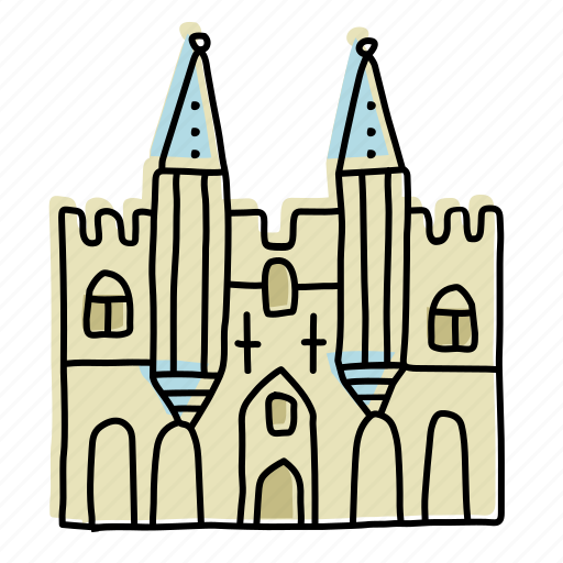 Buildings, castle, city, landmarks, medieval, papal palace, vatican icon - Download on Iconfinder