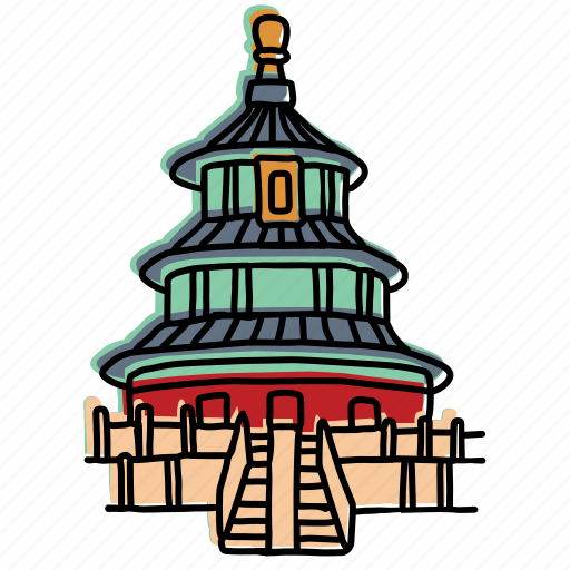 Asia, beijing, buildings, china, landmarks, temple, temple of heaven icon - Download on Iconfinder