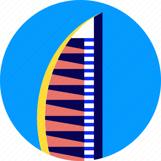 Al, arab, burj, landmark, scenery, spire icon - Download on Iconfinder