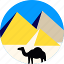 cairo, egypt, egyptian, landmark, pyramids, scenery