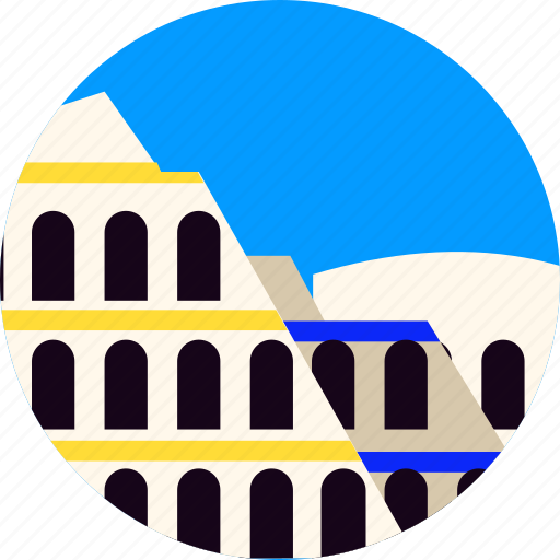 Colosseum, italian, italy, landmark, rome, scenery icon - Download on Iconfinder