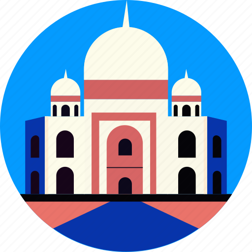 India, landmark, mahal, scenery, taj icon - Download on Iconfinder