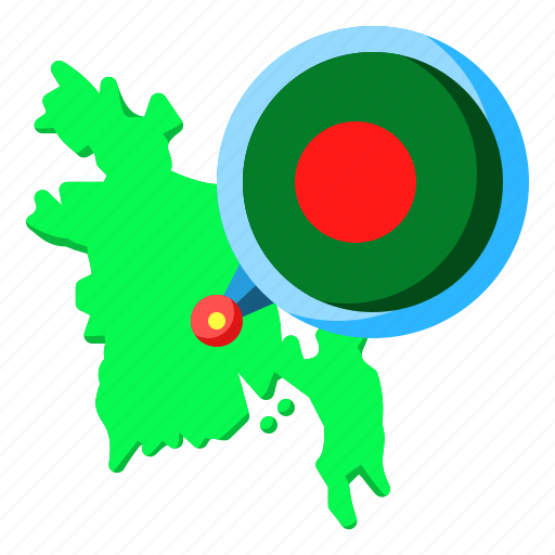 Bangladesh, asia, map, country, state, flag icon - Download on Iconfinder