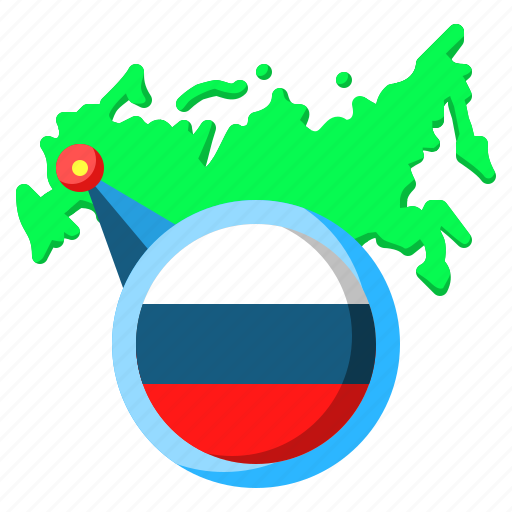 Russia, asia, map, country, flag icon - Download on Iconfinder