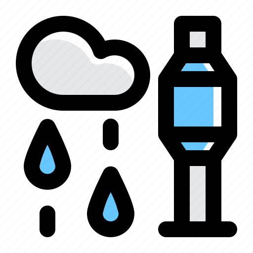 Rainfall, rain, measurement, climate change, world ozone day icon - Download on Iconfinder