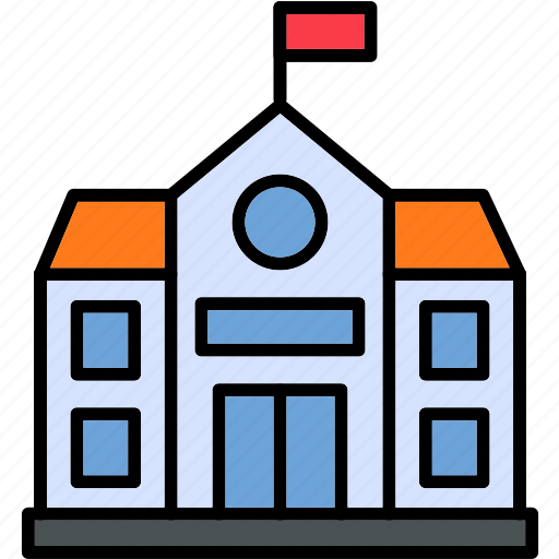 School, building, college, education, highschool, learning icon - Download on Iconfinder