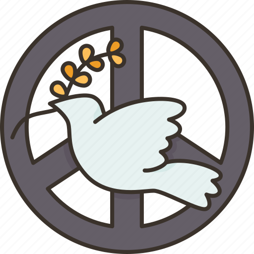 Peace, hope, love, charity, antiwar icon - Download on Iconfinder