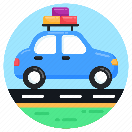 Road travel, car travel, road journey, sedan, car icon - Download on Iconfinder