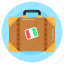 bag, suitcase, valise, luggage, baggage 