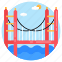 overpass, bridge, footbridge, flyover, water bridge