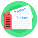tokens, tickets, coupons, passes, vouchers