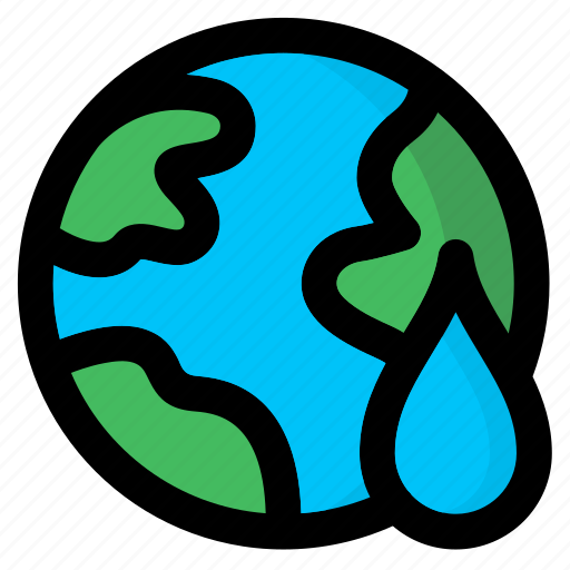 Earth, water, droplets, drip, world, splash, world water day icon - Download on Iconfinder