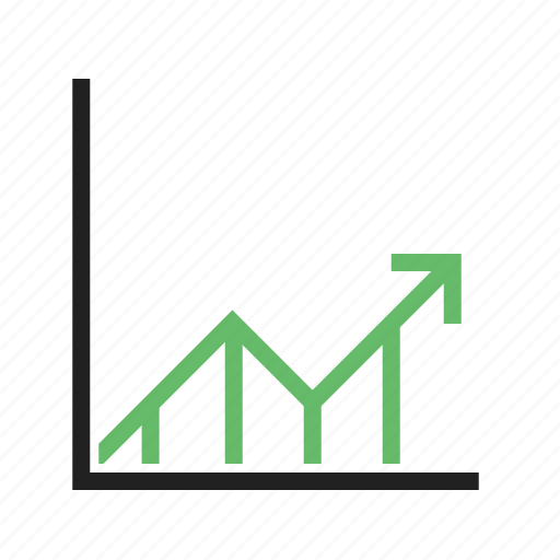 Arrow, chart, economy, graph, growth, rise, rising icon - Download on Iconfinder