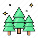 pine trees, plants, yulefest, traditional christmas, maginal, winter time