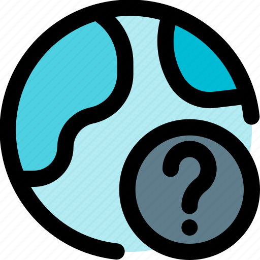 Globe, ask, question mark icon - Download on Iconfinder