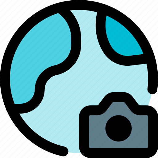 Globe, camera, photography icon - Download on Iconfinder