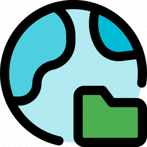 Globe, folder, document icon - Download on Iconfinder