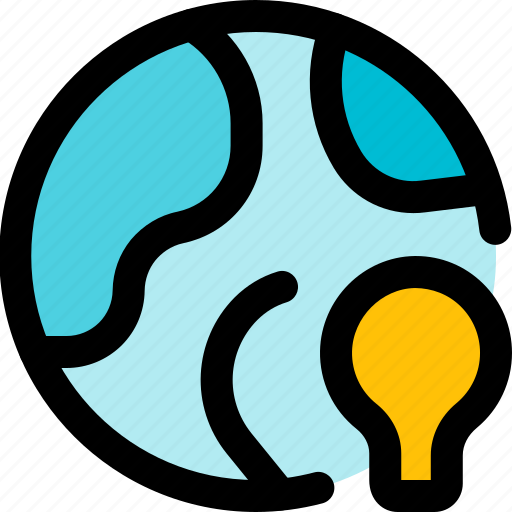 Globe, lamp, world icon - Download on Iconfinder
