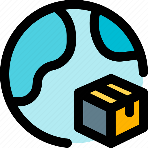 Globe, package, parcel icon - Download on Iconfinder