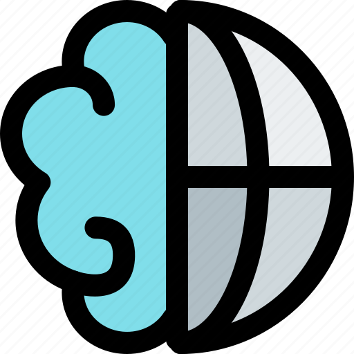 Mindset, worldwide, brain icon - Download on Iconfinder