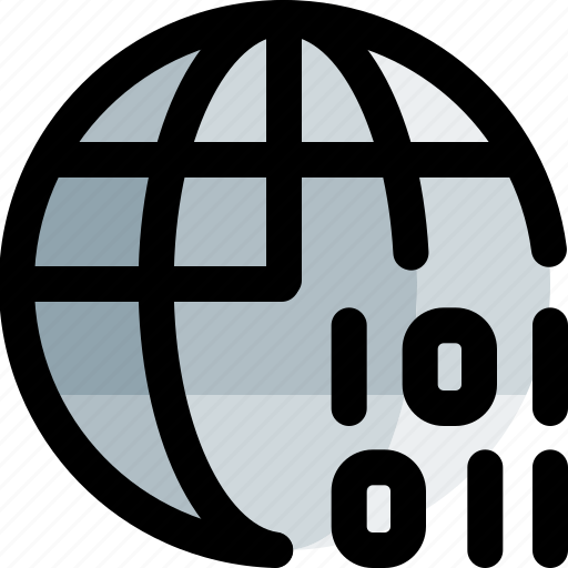 Worldwide, binnary, coding icon - Download on Iconfinder