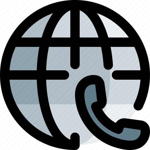 Worldwide, phone, network, call icon - Download on Iconfinder