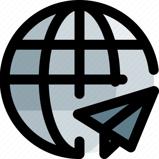 Worldwide, send, message icon - Download on Iconfinder
