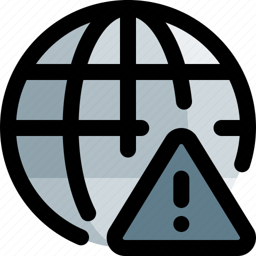 Worldwide, warning, alert icon - Download on Iconfinder