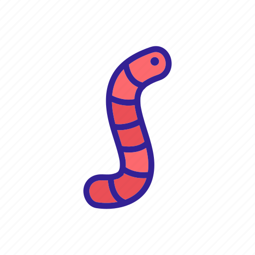 Animal, biology, caterpillar, contour, insect, worm icon - Download on Iconfinder