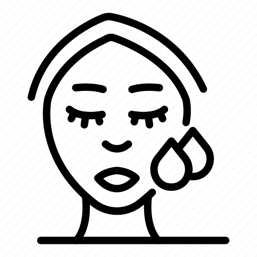 Wrinkles, woman, face icon - Download on Iconfinder