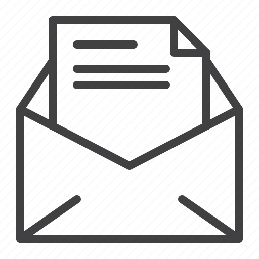 Message, mail, open, envelope icon - Download on Iconfinder
