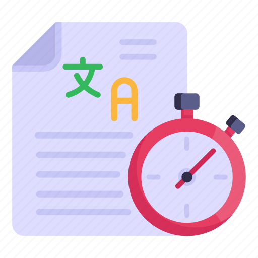 Multilingual, project deadline, language localization, linguistics, learning time icon - Download on Iconfinder