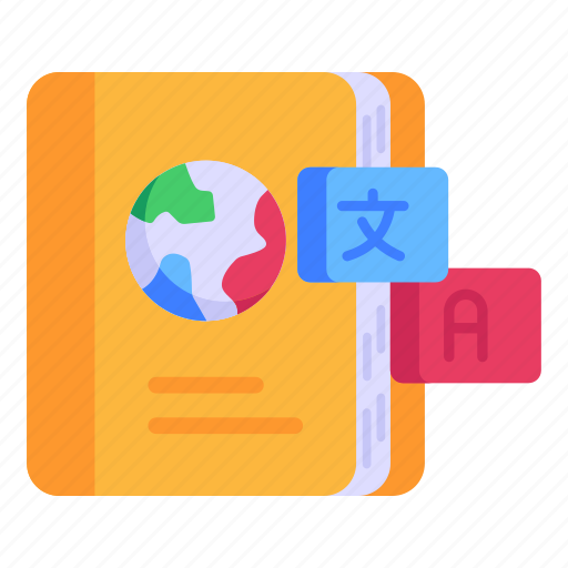 Dictionary, global dictionary, international dictionary, booklet, handbook icon - Download on Iconfinder