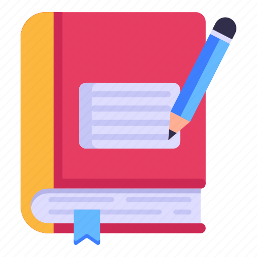 Notebook, writing, book, diary, exercise book icon - Download on Iconfinder