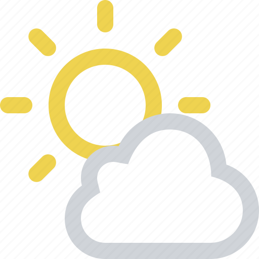 Partly, day, cloudy, clouds, sun, weather, sunny icon - Download on Iconfinder