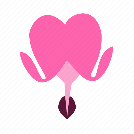 Bleeding, floral, flower, heart, nature, purity icon - Download on Iconfinder