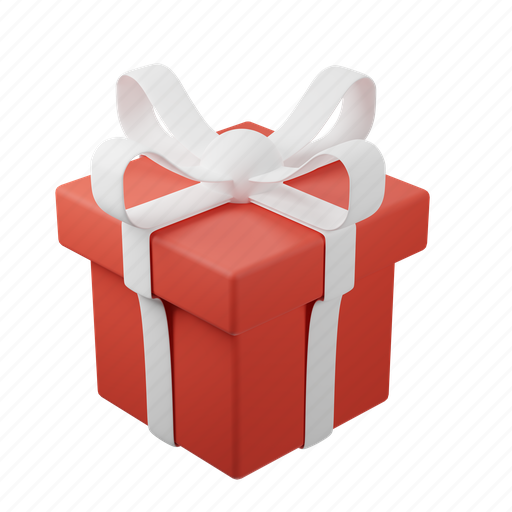 Gift, gift box, christmas, present, celebration, love, box 3D illustration - Download on Iconfinder
