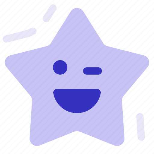 Falling, star, xmas, smile icon - Download on Iconfinder