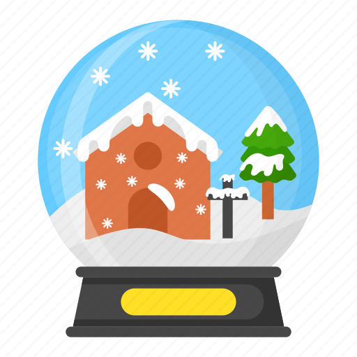 Ball, christmas, crystal, snow, xmas, house, snow tree icon - Download on Iconfinder