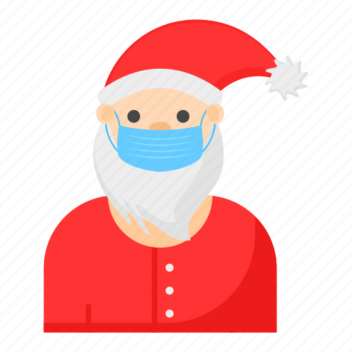 Santa claus, saint nicholas, saint nick, house chimney, face mask, christmas, xmas icon - Download on Iconfinder