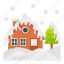 christmas, woodhouse, vacation, xmas, winter, snow tree 