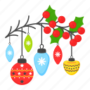 christmas, tree, decor, lights, balls, ornaments, baubles