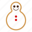 christmas, cookie, food, gingerbread, snowman, sweet, xmas 