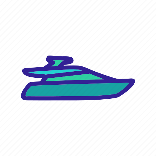 Boat, cruise, marine, nautical, ship, travel, yacht icon - Download on Iconfinder