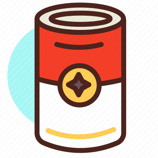 Cambell, food, package, soup icon - Download on Iconfinder