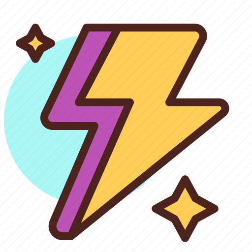 Electric, lighting, star, thunder, weather icon - Download on Iconfinder