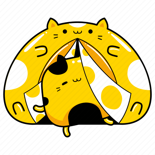 Cute, cat, camp, camping, adventure, outdoor, travel icon - Download on Iconfinder