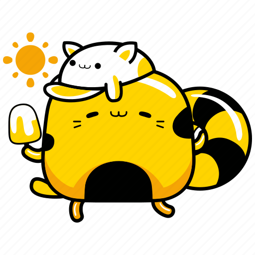 Cute, cat, ice, cream, dessert, sweet, summer icon - Download on Iconfinder